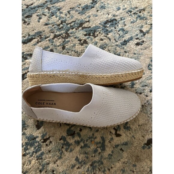 Cole Haan Womens Grandseries Cloudfeel Loafer Size 9 B Knit Shoe Pastel Blue - Picture 2 of 7